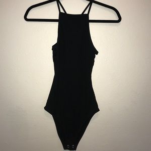 Black Knit Bodysuit